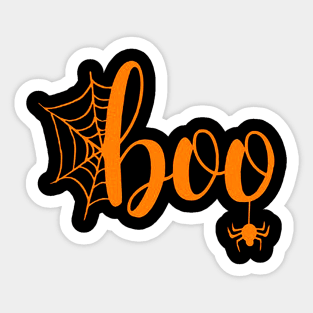 Halloween Boo Sticker